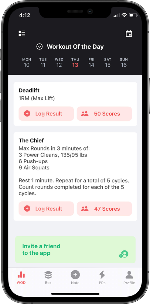 Suivi application coaching strivee crossfit heka à Lyon